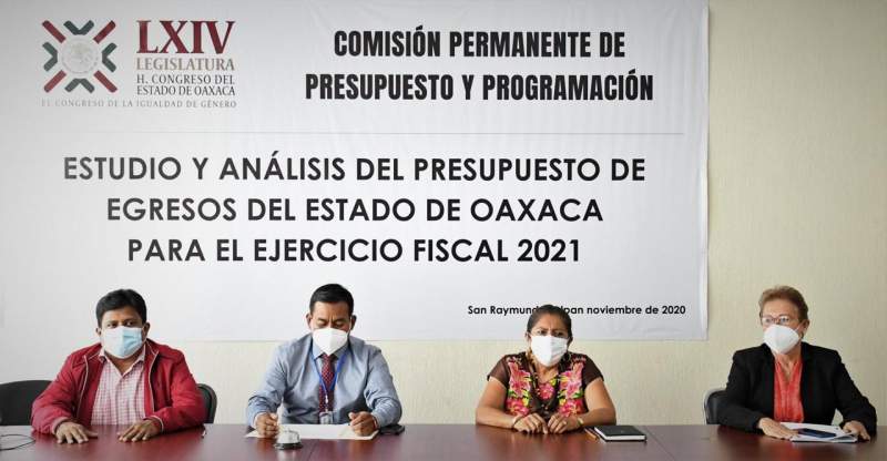 Debate y analiza Congreso de Oaxaca, el paquete fiscal 2021