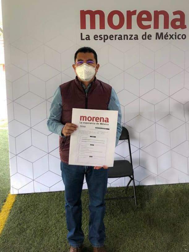 Cumple Daniel Gutiérrez Gutiérrez con registro ante Morena