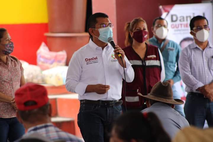 Impulsa fuerza del corazón de la Sierra Sur a Daniel Gutiérrez para consolidar la 4T