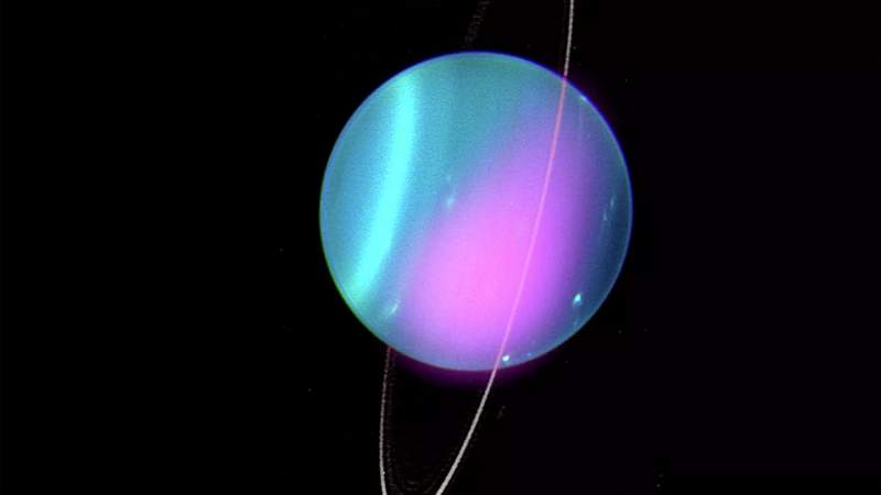 La NASA detecta por primera vez rayos X de Urano