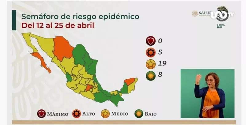 Oaxaca pasa a semáforo epidemiológico Verde