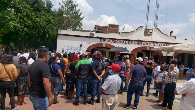 Acusan fraude electoral en San Jacinto Amilpas