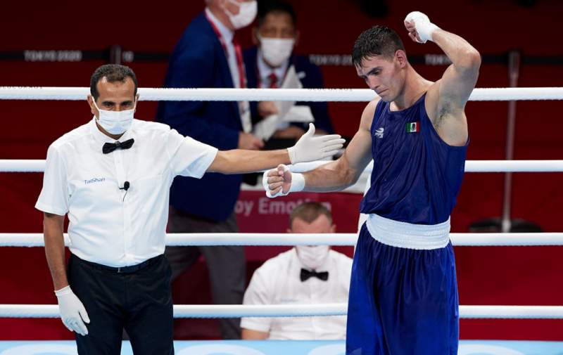 El boxeador mexicano Rogelio Romero avanza a Cuartos de Final de Tokio 2020