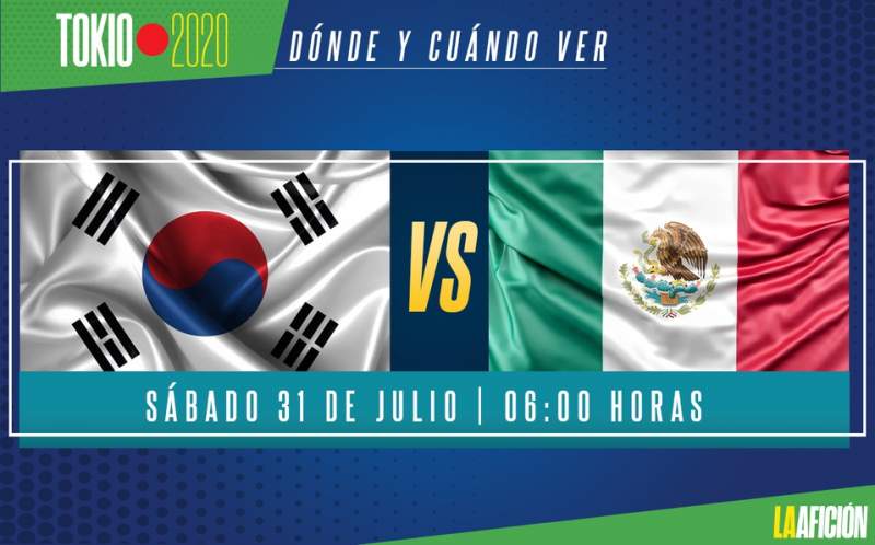 México vs Corea del Sur. Horario y dónde ver en vivo partido de Tokio 2020