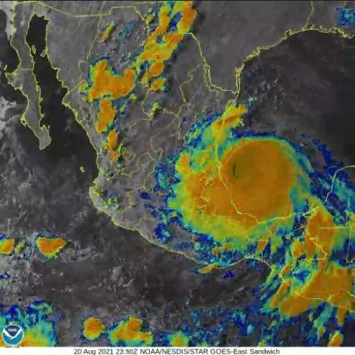 Se prevén lluvias fuertes en la entidad por desplazamiento del Huracán «GRACE» y Onda Tropical número 22