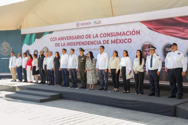 Conmemora Gobierno del Estado 202 Aniversario de la Consumación de la Independencia de México