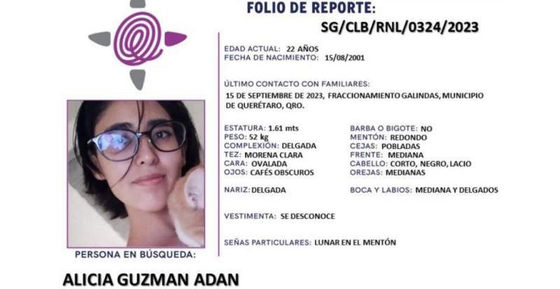 Fiscal de Querétaro afirma que universitaria desaparecida no corre peligro; activistas critican sus declaraciones