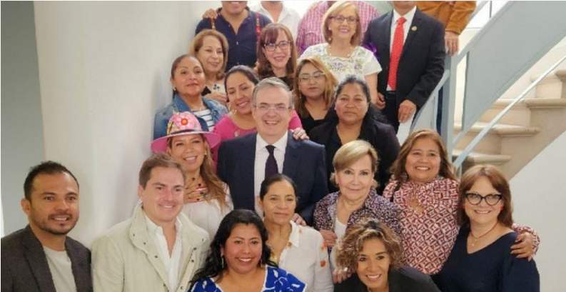 Marcelo Ebrard se reúne con legisladores afines un día después de la visita de Sheinbaum en San Lázaro